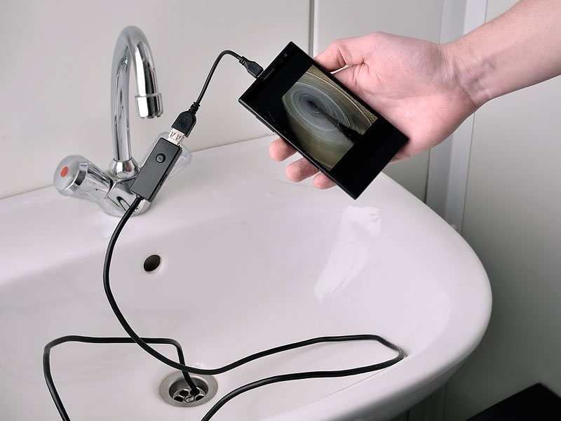 Caméra endoscopique USB OTG étanche pour PC et appareils ...