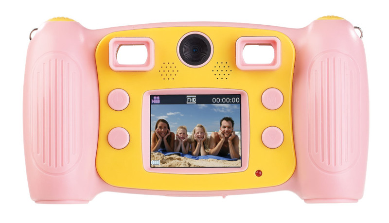 Appareil photo numérique Full HD pour enfants DV-25 - Rose