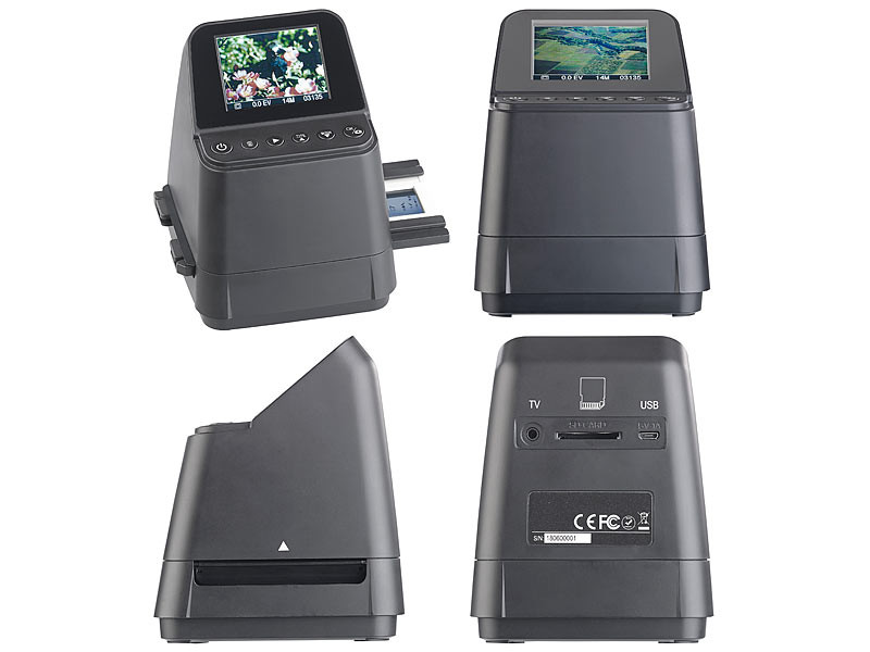 Visionneuse Diapositives Scanner Autonome Somikon SD-2000 - Pour Photos, Diapos Et Négatifs 20 Mpx Scanner Diapositives Photos Visionneuse Diapositives Scanner Autonome Somikon SD-2000 - Pour Photos, Diapos Et Négatifs 20 Mpx Scanner Diapositives Photos