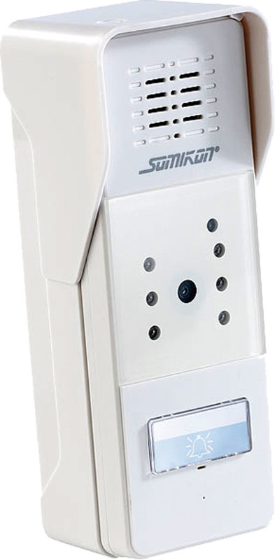 Carillon et sonnette SOMIKON : Visiophone d'extérieur sans fil - portée  jusqu'à 25 m FSA-300
