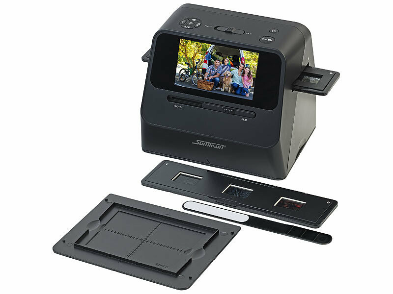 Scanner diapositives et négatifs 22Mpx avec écran 7 SD-1800, Photos et  diapos