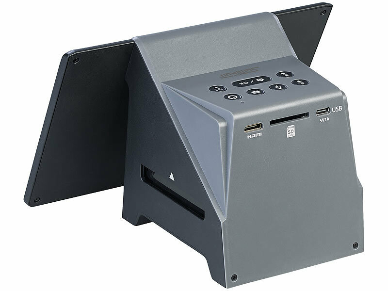 Scanner diapositives et négatifs 22Mpx avec écran 7″ SD-1800