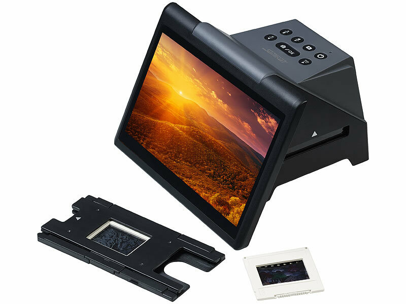 Scanner diapositives et négatifs 22Mpx avec écran 7″ SD-1800