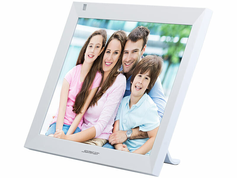 Cadre photo numérique connecté DF-900 avec écran tactile 10,1 - coloris  blanc