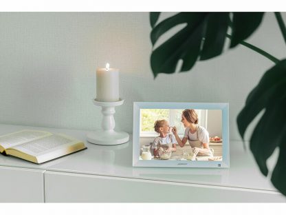 Cadre photo numérique connecté DF-900 avec écran tactile 10,1" - coloris blanc (Reconditionné) – Image 7
