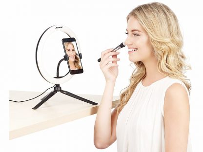 Anneau LED professionnel avec support smartphone et déclencheur bluetooth (Reconditionné) – Image 3