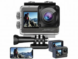 Caméra sport connectée 6K DV-950.WiFi avec 2 écrans couleur (Reconditionné)