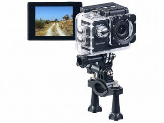 Caméra sport HD avec boîtier étanche jusqu'à 30 m et fonction webcam DV-1212 V2 (Reconditionné)