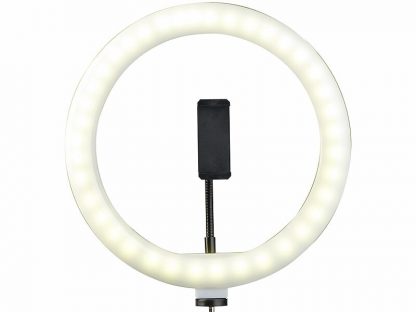 Anneau lumineux LED Ø 26 cm avec support pour smartphone et trépied (Reconditionné) – Image 10
