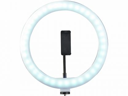 Anneau lumineux LED Ø 26 cm avec support pour smartphone et trépied (Reconditionné) – Image 8