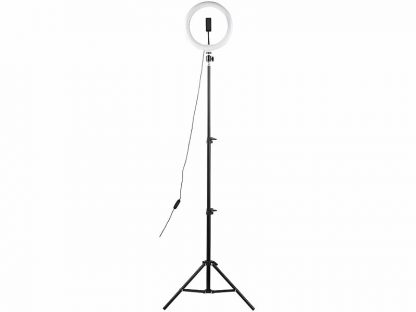 Anneau lumineux LED Ø 26 cm avec support pour smartphone et trépied (Reconditionné) – Image 4