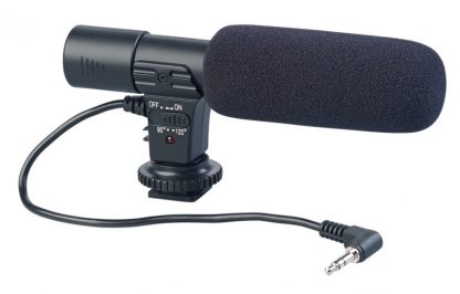 Microphone externe pour caméras et caméscopes (Reconditionné)