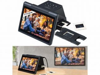 Scanner diapositives et négatifs 22Mpx avec écran 7" SD-1800