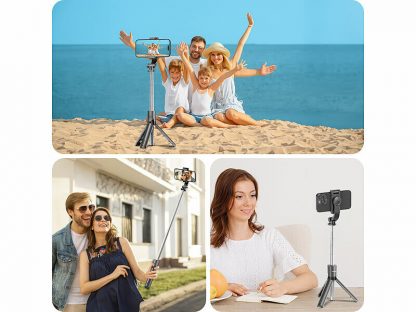 Trépied smartphone et perche à selfie 67 cm avec déclencheur à distance – Image 2