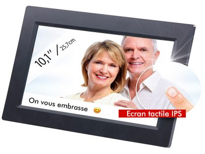 Cadre photo numérique connecté à écran tactile IPS 10,1" DF-800.WiFi (Reconditionné) – Image 2