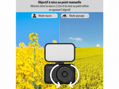 Caméra time-lapse 4K connectée avec éclairage LED (Reconditionné) – Image 8
