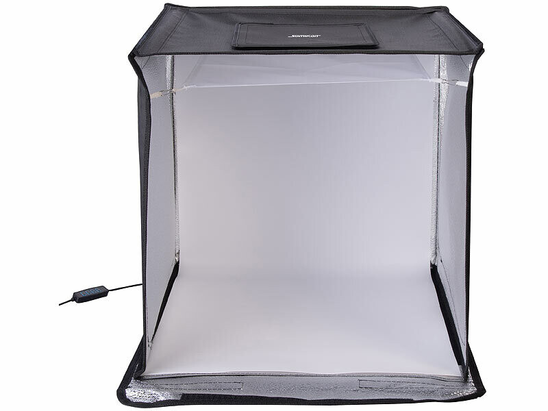 Studio photo pliable avec éclairage LED CCT - 62 x 62 x 62 cm – Image 7