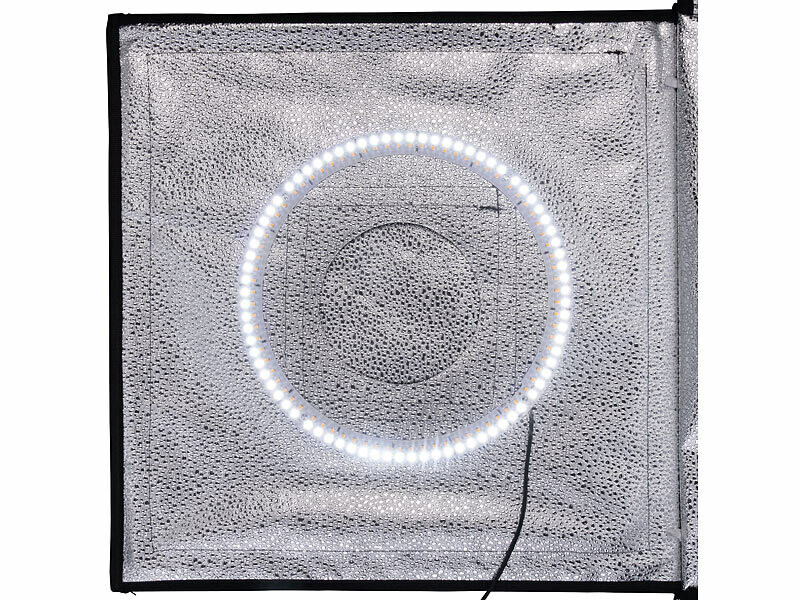 Studio photo pliable avec éclairage LED CCT - 62 x 62 x 62 cm – Image 10