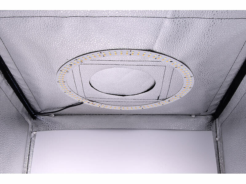 Studio photo pliable avec éclairage LED CCT - 62 x 62 x 62 cm – Image 2