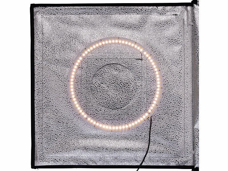 Studio photo pliable avec éclairage LED CCT - 62 x 62 x 62 cm – Image 9