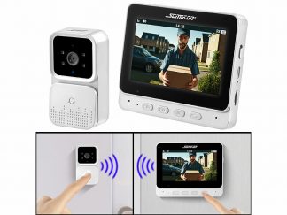 Visiophone sans fil VSA-450 avec écran IPS - coloris blanc (Reconditionné)