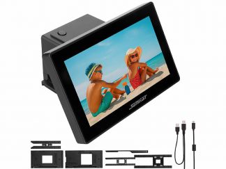 Scanner de diapositives et négatifs 48 Mpx avec écran tactile 7" SD-1805
