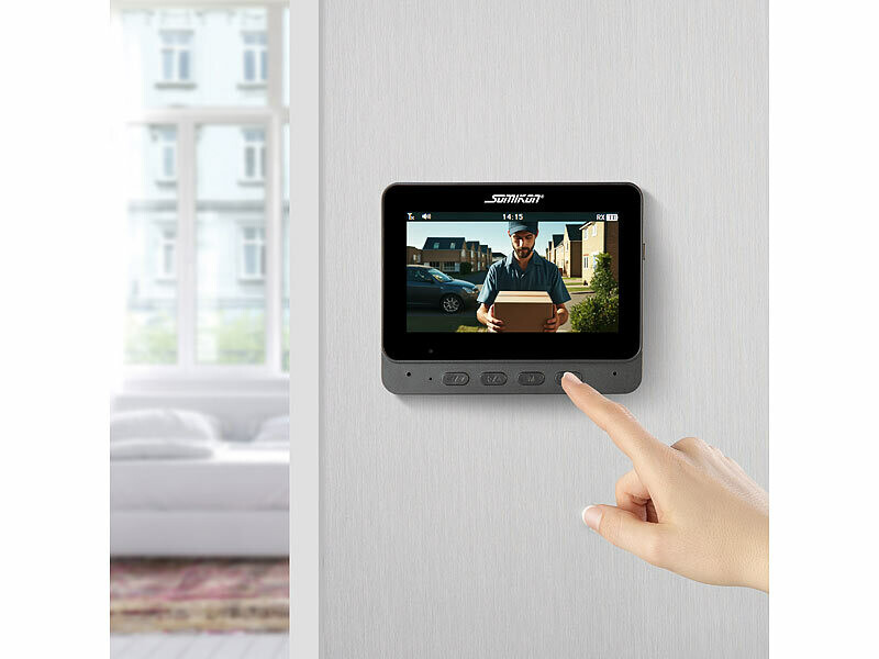 Visiophone sans fil VSA-450 avec écran IPS - coloris noir (Reconditionné) – Image 7