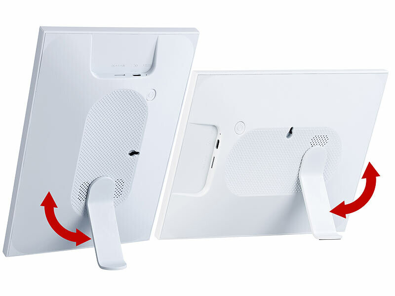 Cadre photo numérique connecté DF-900 avec écran tactile 10,1" - coloris blanc – Image 2