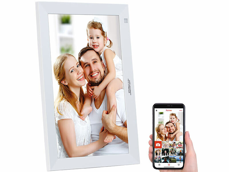 Cadre photo numérique connecté DF-900 avec écran tactile 10,1" - coloris blanc – Image 4