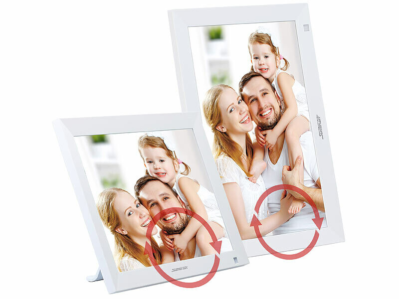 Cadre photo numérique connecté DF-900 avec écran tactile 10,1" - coloris blanc – Image 3