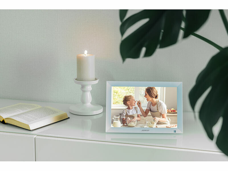 Cadre photo numérique connecté DF-900 avec écran tactile 10,1" - coloris blanc – Image 7