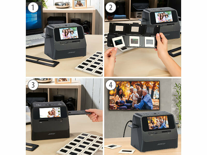Scanner photo sans fil SD-1700 pour diapositives & négatifs 22 Mpx – Image 2