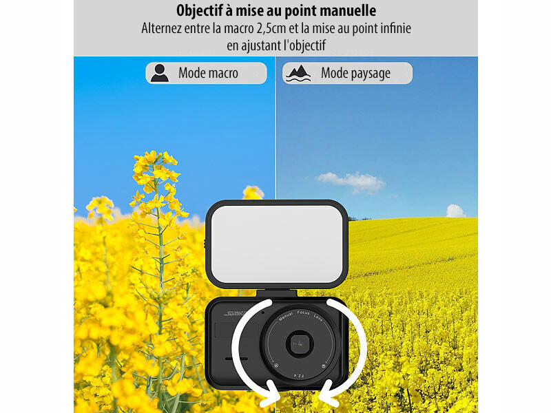 Caméra time-lapse 4K connectée avec éclairage LED (Reconditionné) – Image 8
