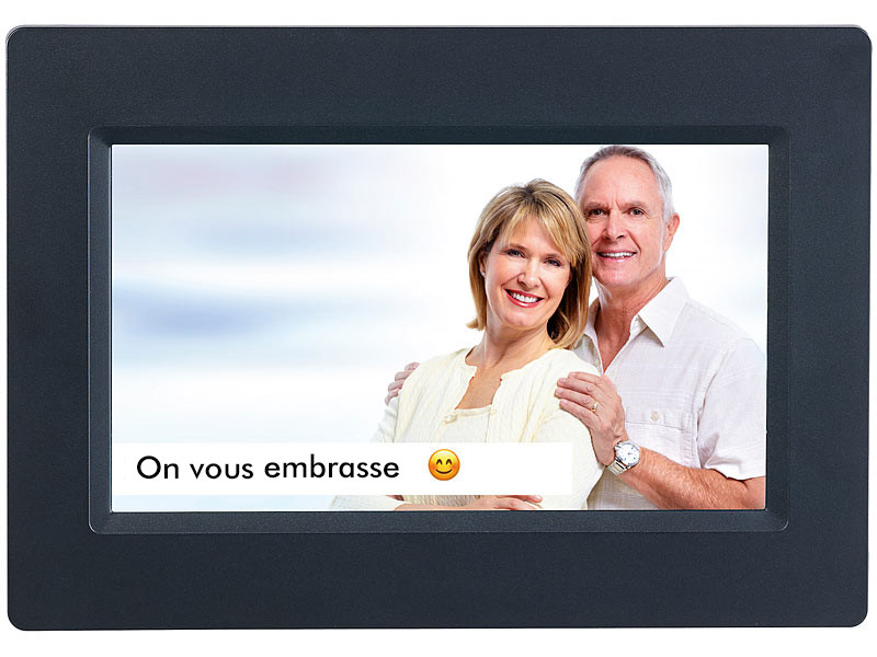 Cadre photo numérique connecté à écran tactile IPS 7" DF-600.WiFi – Image 2
