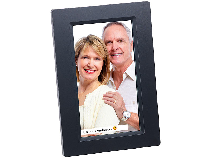 Cadre photo numérique connecté à écran tactile IPS 7" DF-600.WiFi – Image 3