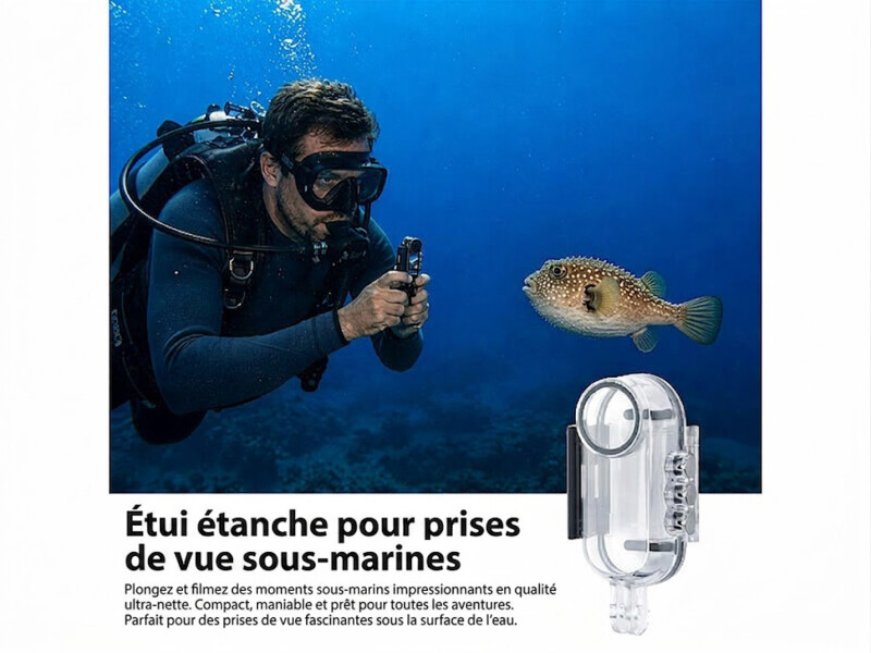 Caméra sport 4K avec boîtier étanche – Image 4