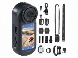 Caméra sport 4K avec boîtier étanche