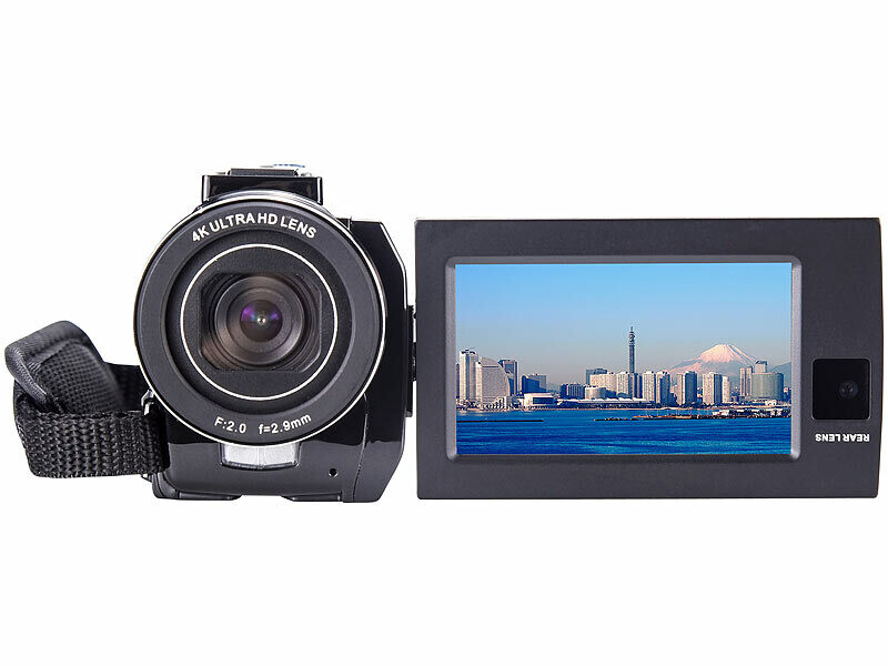 Caméscope 4K double objectif DV-960.dual connecté avec capteur Sony (Reconditionné) – Image 3
