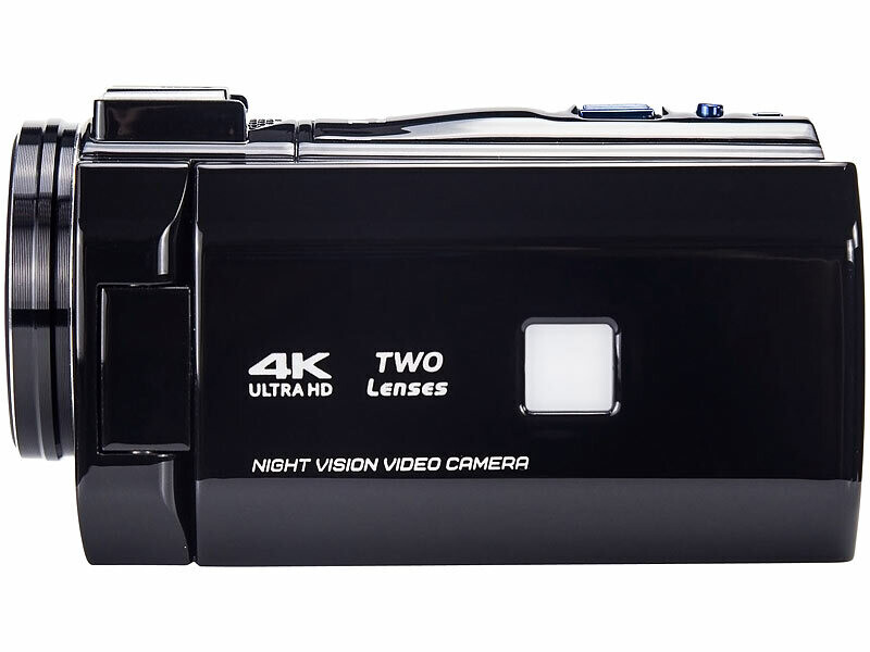 Caméscope 4K double objectif DV-960.dual connecté avec capteur Sony (Reconditionné) – Image 4