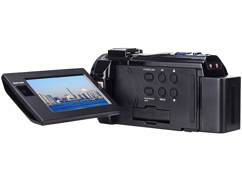 Caméscope 4K double objectif DV-960.dual connecté avec capteur Sony (Reconditionné) – Image 5